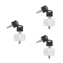 3Pièces Verrous Coulissants Zinc Fenêtre Limiteur