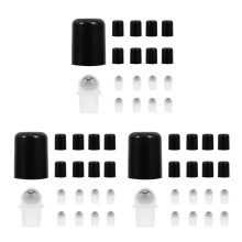 60Pièces Inserts Roller Ball Noir Durable Pour DIY