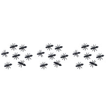 150Stk Ameisen Spielzeug Aus PVC Schwarz, Partypranks