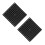 2Pièces Accessoire 3D Pièce Chauffante Noir 1