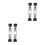 4Pièces Outil Fixation Fleurs Acier Inoxydable Pour 1