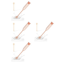 4Ensembles Mixeur Électrique Portable PP Beige Pour Bébés Et Boissons