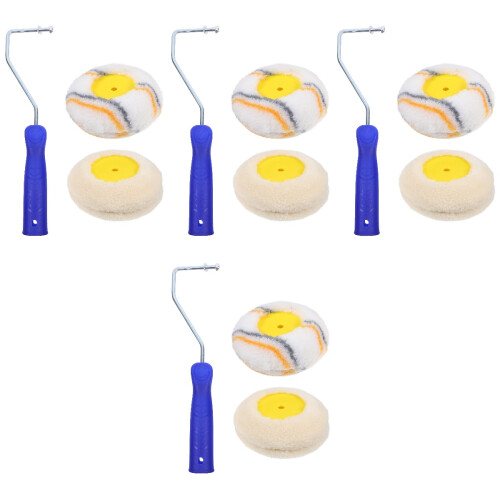 4Ensembles Rouleaux De D'angle Multicolores Fer
