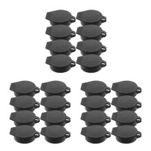 24Pièces Caches Serrure ABS Noir Protection Pour Maison