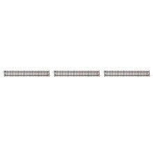 3Pièces Rail Train Plastique Multi Usage Décor Miniature