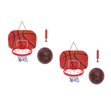 2Ensembles Panier Basket Suspendu Jouet Enfant Plastique Coloré