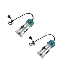 2Pièces Rechargeur Batterie Stockage ABS Bleu Pour Batterie