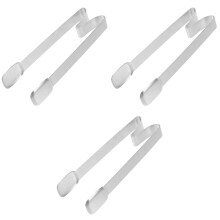 3Pièces Mini Pinces Acier Inoxydable Pour Pique- Service