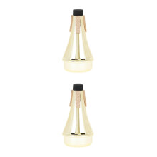 2Pièces Sourdine Trompette En ABS Réduction Bruit Portable