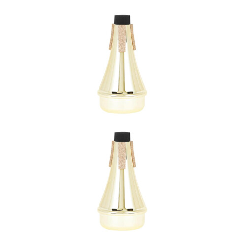 2Pièces Sourdine Trompette En ABS Réduction Bruit Portable