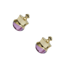 2Pièces Pots Cosmétiques Violet Réutilisables Pour Crème Luxe