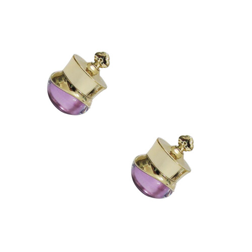 2Pièces Pots Cosmétiques Violet Réutilisables Pour Crème Luxe