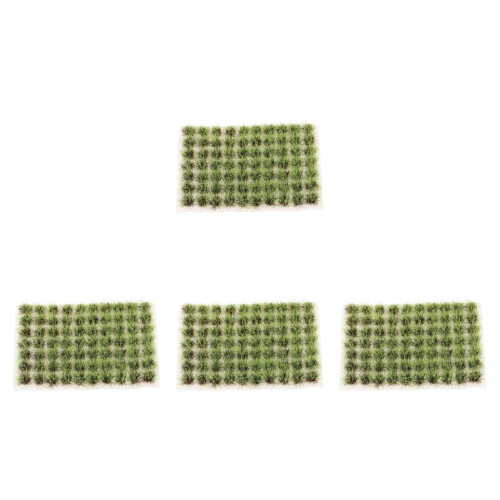 Clusters D'herbe Nylon Vert Pour Paysage Miniature Modélisme