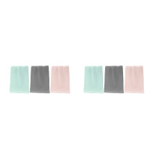 6Pièces Lingettes Bébé En Coton Mousseline Ultra-Douces Multicolores