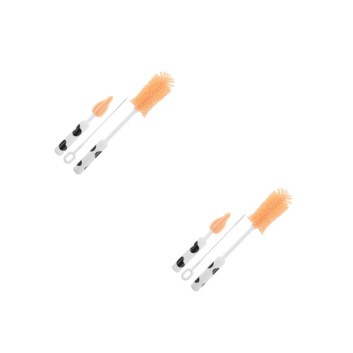 6Pièces Brosse Nettoyage Silicone Multi Usage Bouteille Gobelet