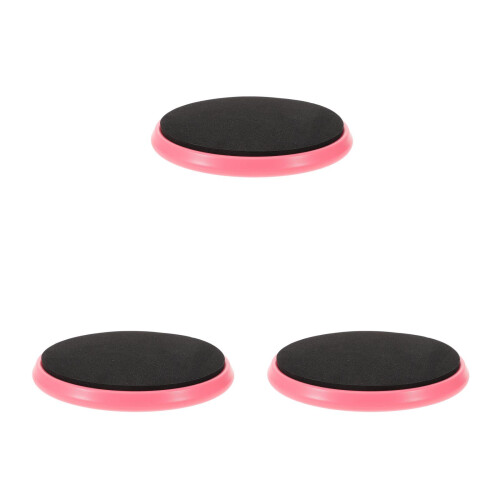 3Pièces Plateau Rotation Danse Durable Acier Rose Entraînement