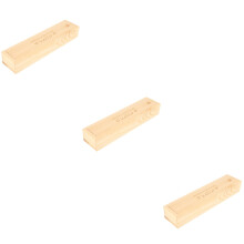 3Pièces Boîtes En Bois Beige Pour Annonce De Grossesse Avec Couvercle