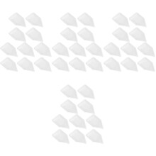 40Pièces Plateau De Pesée Plastique Transparent Précis Réutilisable