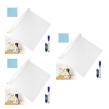 3Ensembles Tableau Mural Réutilisable Autocollant Effaçable