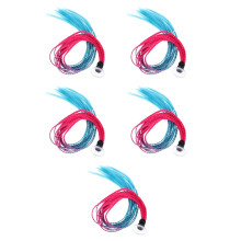 5Pièces Déco Queue De Cheval Casque Tressée Ventouse
