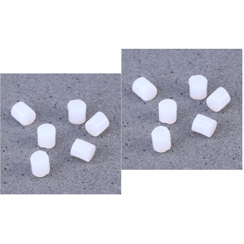 6Pairs White Silicone Ear Plugs Swimming Sleeping Noise Blocking 2