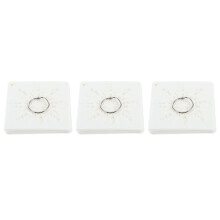 3Ensembles Pochoirs Mandala Blancs Pet Pour DIY Dessin Mur Meubles