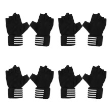 4Paires De Sport Noir Ergonomiques Pour Musculation Extérieur