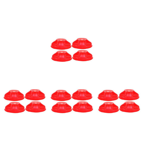 16Pièces Protection Rouge Pour Détecteur De Moderne