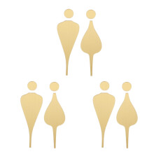 6Pièces Panneaux Wc Adhésif Design Simple Et Élégant