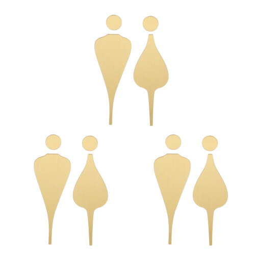 6Pièces Panneaux Wc Adhésif Design Simple Et Élégant