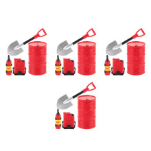 4Ensembles Ensemble Rc 1/24 Extincteur Mini Réservoir Huile Accessoires
