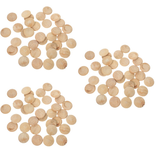 300Pièces Bouchons En Bois Beige Pour Trou De , Réutilisables