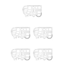 5Pièces Règles Pochoirs Géométriques Transparentes En PVC Pour