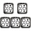 5Sets Silver Camera Lens Guard Phone Lens Protector Durable Cover 2