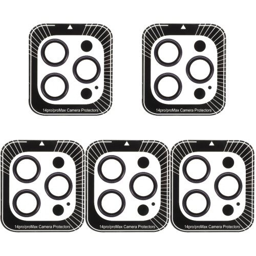 5Sets Silver Camera Lens Guard Phone Lens Protector Durable Cover 1