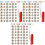 3Ensembles Kit Boutons Rivets Réparation Tissu Toit Beige 1