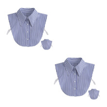 2Pièces Col Faux Coton Facile À Porter Assorti Vêtements Sans Col