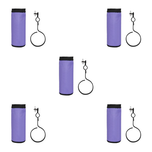 5Pièces - En Oxford Violet Sac De Rangement Résistant