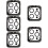 5Sets Silver Camera Lens Guard Phone Lens Protector Durable Cover 10