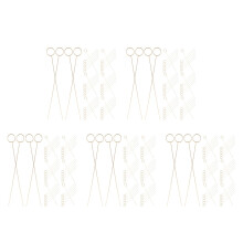 500Pièces Porte-Cartes Fleurs Métal Pour Décor Table Événement
