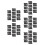 Stickers Cachets Autocollants Noir Pour Cadeaux 1
