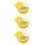 3Pièces Marqueurs De Golf Silicone Clip Chapeau Décoratif 1