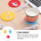 6Pcs USB Charging Silicone Coffee Cup Heating Coasters Assorted Colors 5
