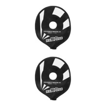 2Pièces De Raquette Badminton Entraînement Résistance Noires