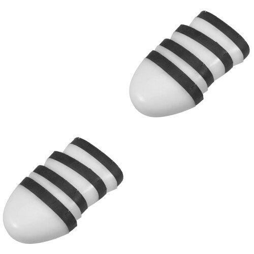 8Pièces Embouts Plastiques Blancs Confortables Protection Chaussures