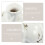 2Pcs Ceramic Lower Vase Light Grey Artistic Flower Display for Room 9