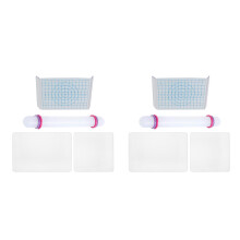 2Sets Durable Acrylic Clay and Rolling Stick Tools for DIY