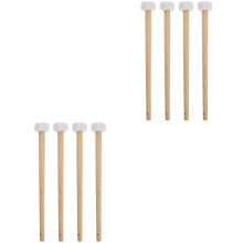 8Pièces Maillets Percussion Bois Coton Confort Multi Couleurs