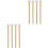 8Pièces Maillets Percussion Bois Coton Confort Multi Couleurs 1