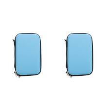 2Pièces Étuis Durs Eva Organisateur De Câbles Voyage Accessoires